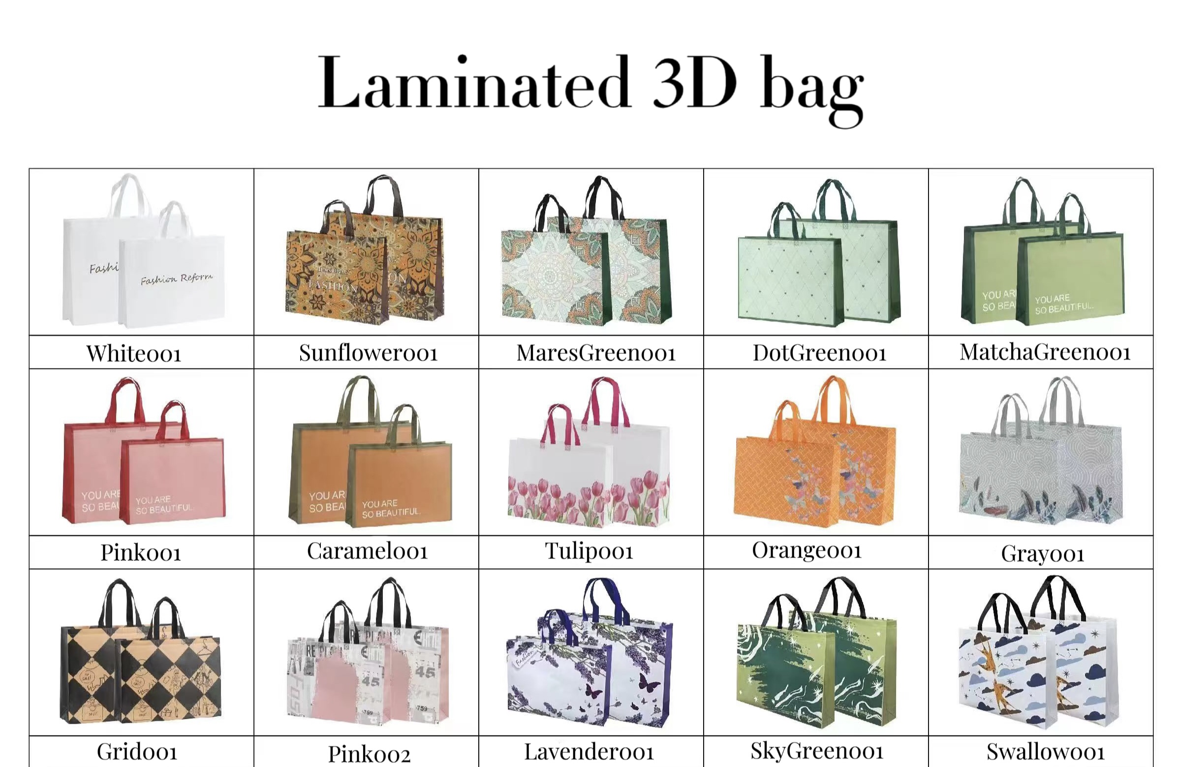 Designer Non-Woven Bags Collection