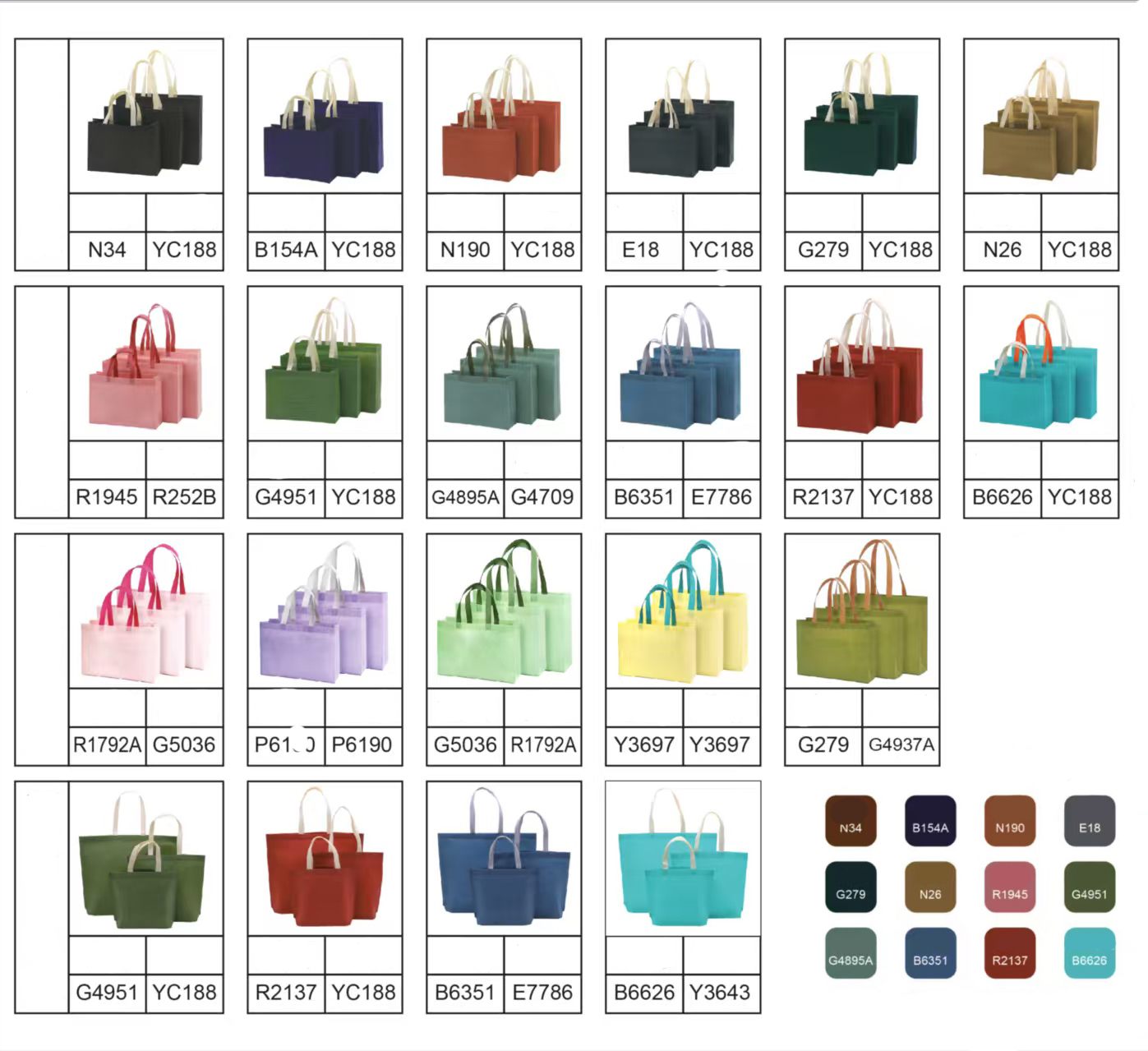 Colorful Tote Bags